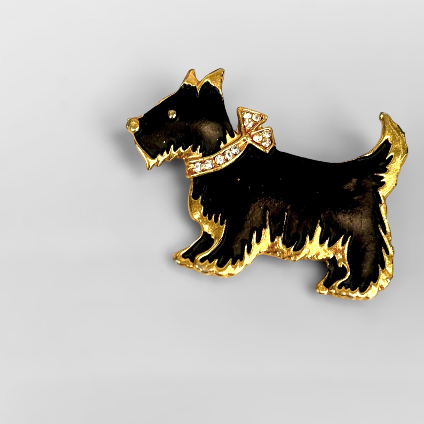 Cute doggie brooch