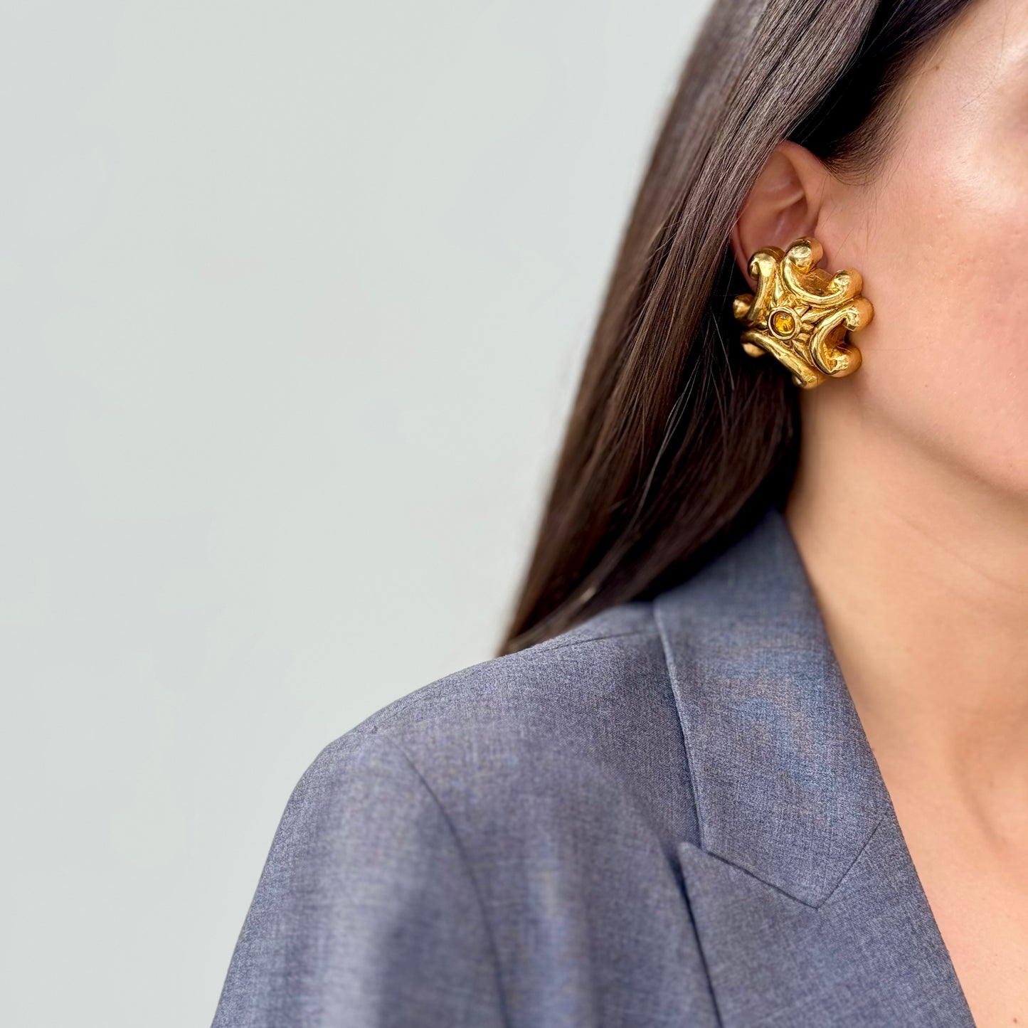 WOW-worthy Jacky cross earrings