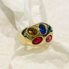 Load image in gallery, Multicolored diamond ring