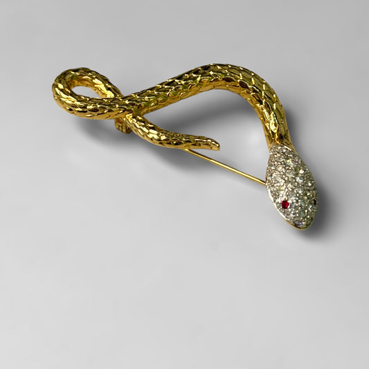 Ssssnake brooch