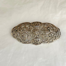 Load image in gallery, Finely chiseled silver brooch