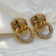 Load image into Gallery viewer, Sublime rhinestone knotted rope loops
