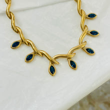 Load image into Gallery viewer, Masterpiece sapphire tears necklace