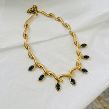 Load image into Gallery viewer, Masterpiece sapphire tears necklace