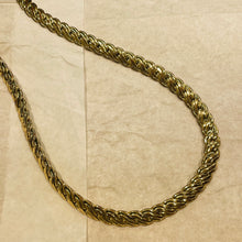 Load image in gallery, Stylized snake mesh necklace