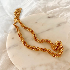 Collier maille corde