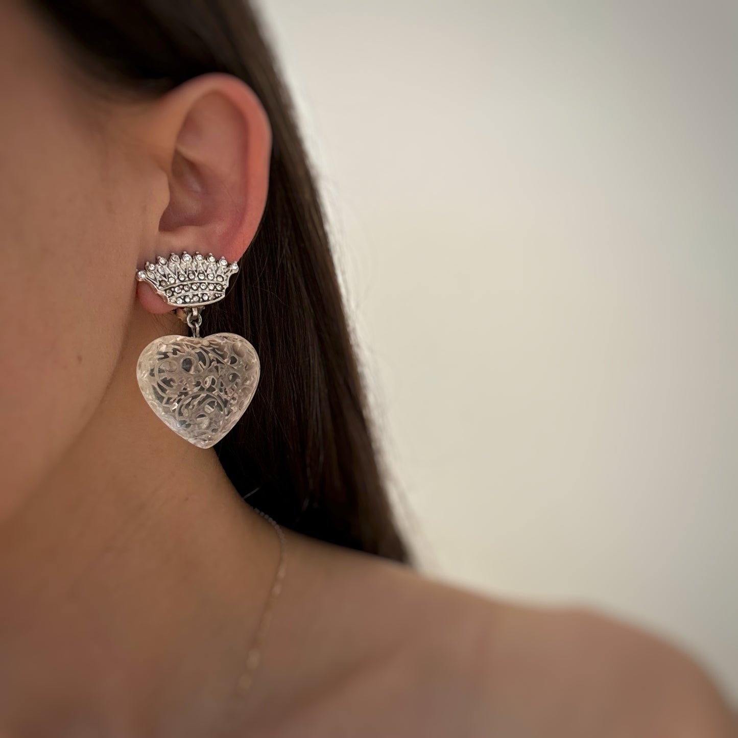 Stunning Queen of Hearts earrings