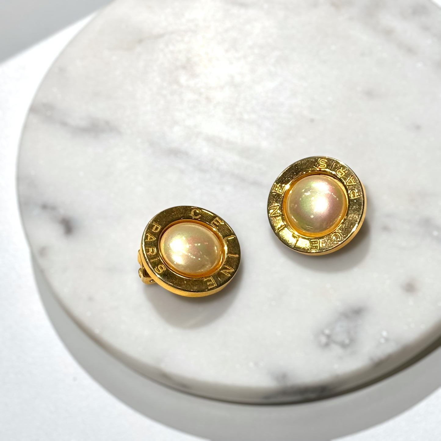 Iconic Celine earrings pearl earrings