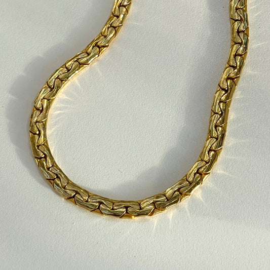 Amazing snake necklace haricot