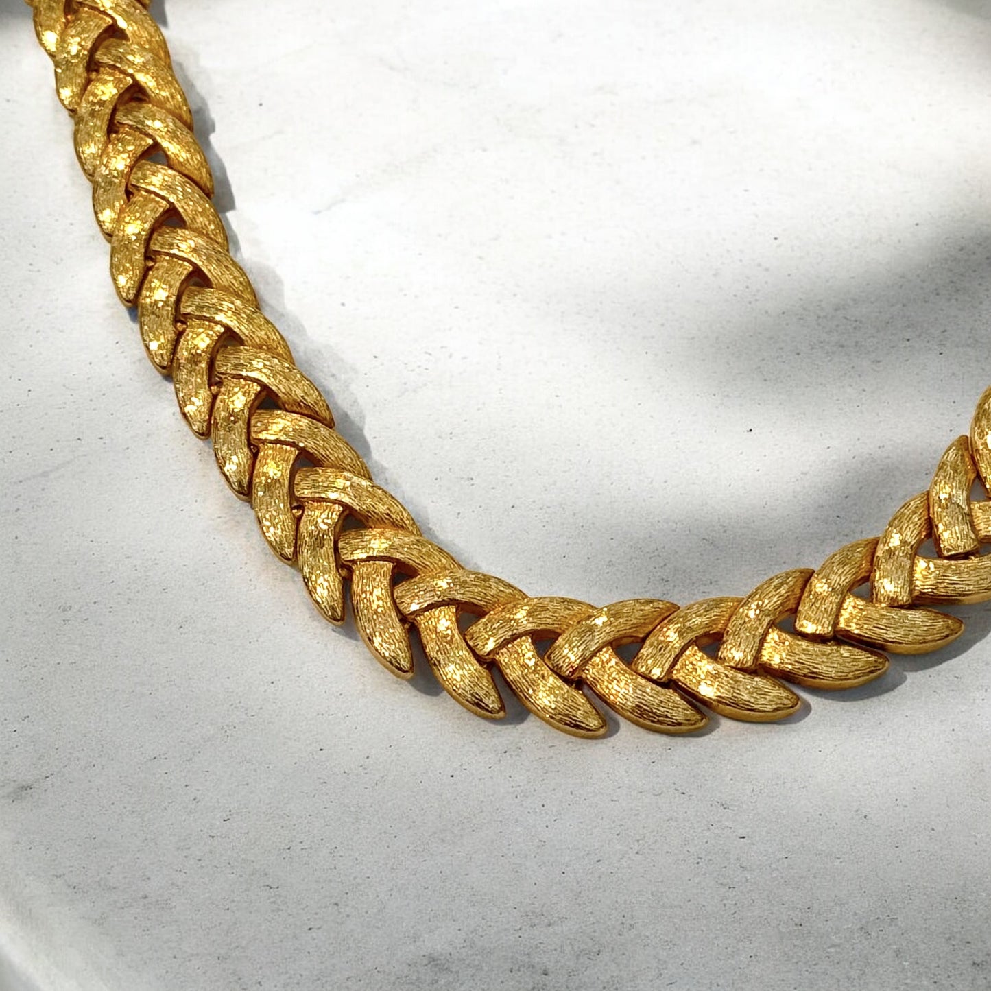 Braid necklace