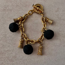 Load image into Gallery viewer, Bracelet Agatha 80s tassels trimmings