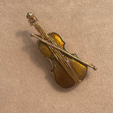 Upload image to gallery, Violin brooch