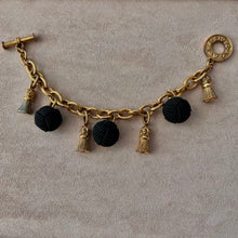 Load the image in the gallery, Bracelet Agatha 80s tassels trimmings