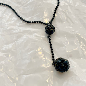 Collier fin full black