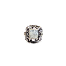 Load image into Gallery viewer, Illuminated Moonstone Signet Rings