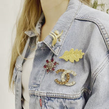 Load and play video in Gallery Viewer, Crystal vermeil brooch