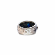 Upload Image to Gallery, Vintage American Silver and Sapphire College Ring from CHEZ GIGI PARIS