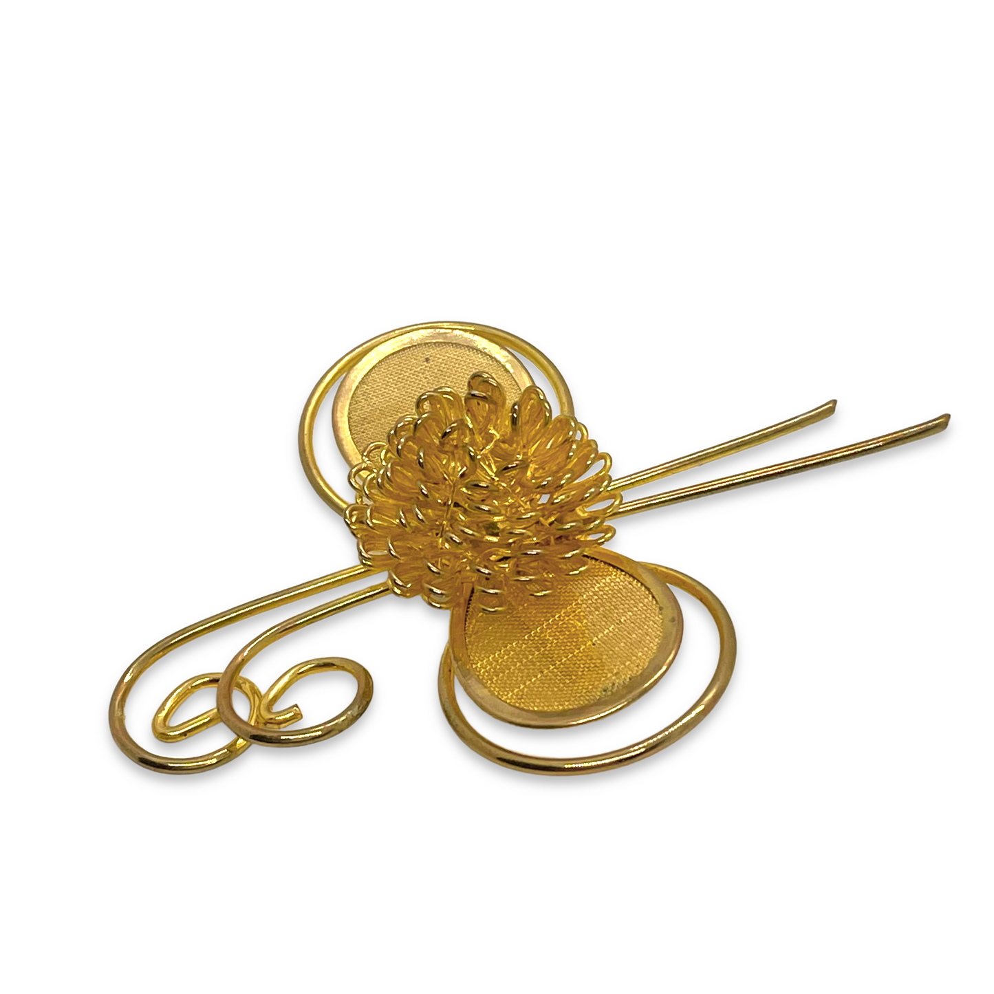 Vintage stylized dragonfly brooch inspired by the 80s