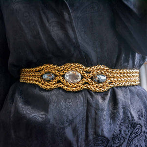GIGI PARIS bijoux vintage ceinture Azzaro