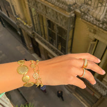 Load the image in the gallery, Fine gold bracelet with small vintage gold beads from GIGI PARIS