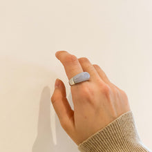 Load image into Gallery viewer, Vintage 925 silver mother-of-pearl ring from GIGI PARIS