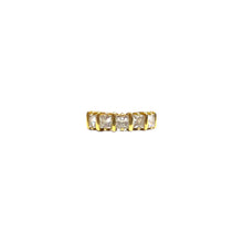 Load image into Gallery viewer, Pretty ring paved with princess-cut white diamonds
