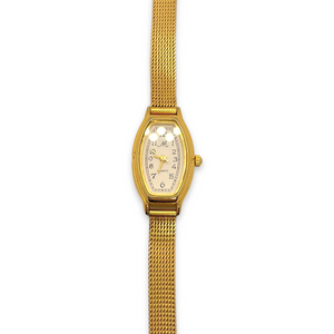 Vintage elongated wristwatch worked