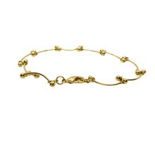 Charger l&#39;image dans la galerie, Bracelet doré fin petites perles dorées vintage de chez GIGI PARIS
