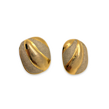 Load the image in the gallery, Sublime 80s gold and glitter earrings