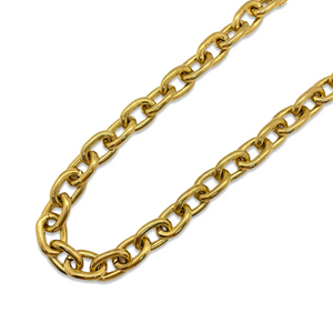 Vintage gold thick cable chain chocker necklace from GIGI PARIS