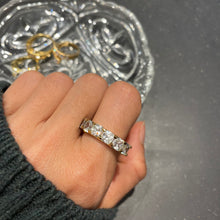 Upload Image to Gallery, Princess Cut Pavé Diamond Rings