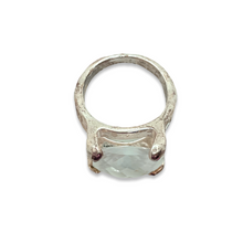 Load the image in the gallery, Imposing vintage transparent stone ring from GIGI PARIS