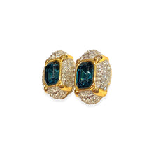 Upload image to gallery, Pavé sapphire earrings
