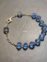 Load image into Gallery viewer, Blue rosary bracelet