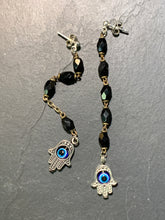 Load image in gallery, Antique rosary pendants and Khamsa
