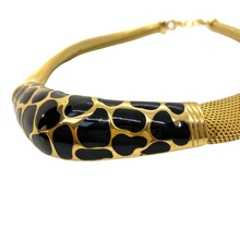 Upload the image to the gallery, Imposing vintage leopard Dior plastron necklace from GIGI PARIS